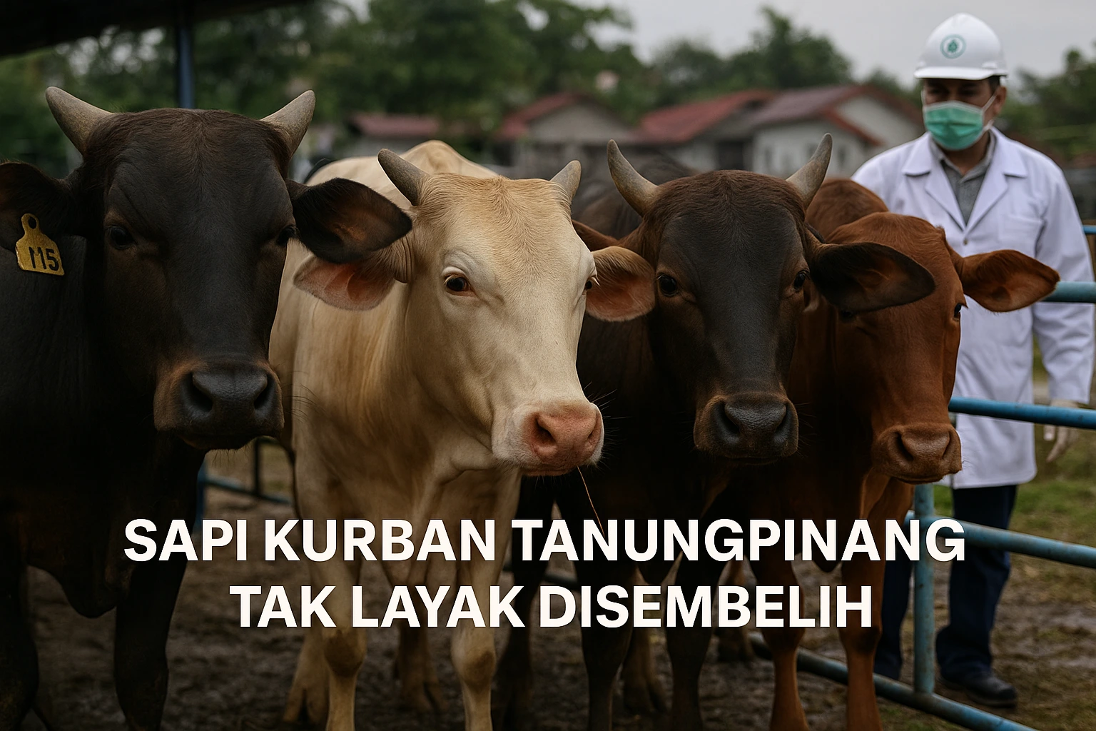 36 Sapi Kurban Tanjungpinang Tak Layak Disembelih, Ini Dampaknya!