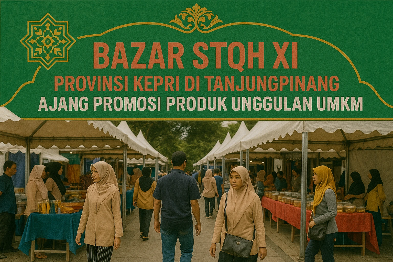Bazar STQH XI Provinsi Kepri di Tanjungpinang, Ajang Promosi Produk Unggulan UMKM dan IKM