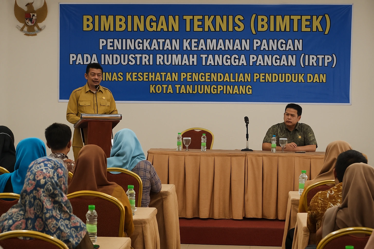 Dinkes Tanjungpinang Gelar Bimtek Peningkatan Keamanan Pangan untuk Pelaku IRTP Lokal