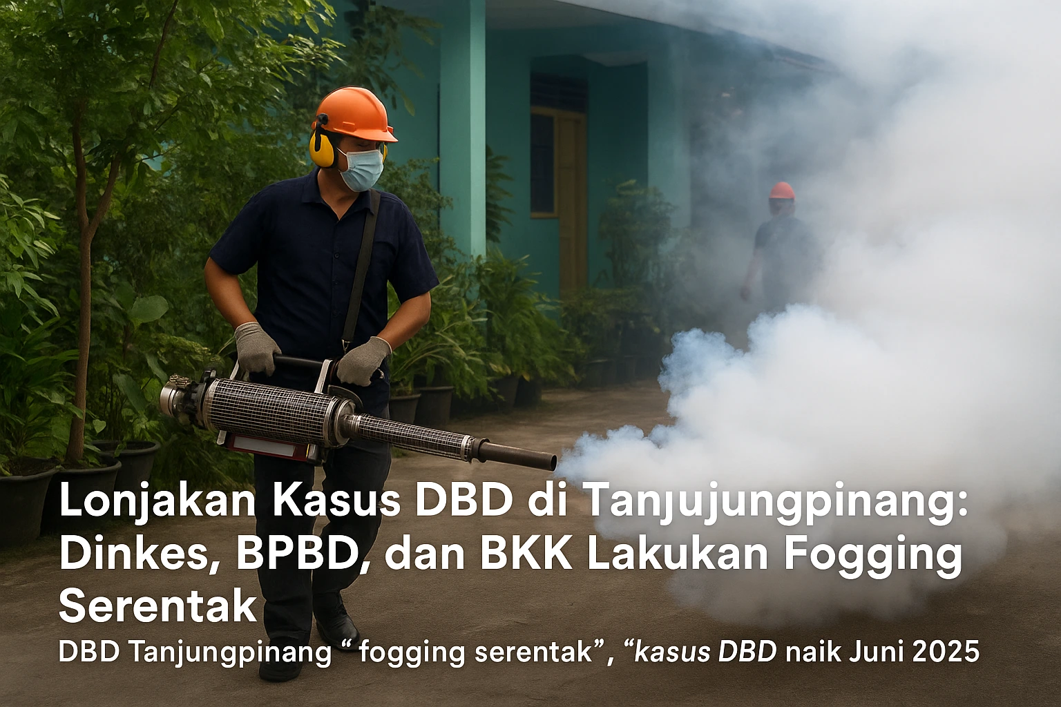 Lonjakan Kasus DBD di Tanjungpinang, Dinkes, BPBD, dan BKK Lakukan Fogging Serentak