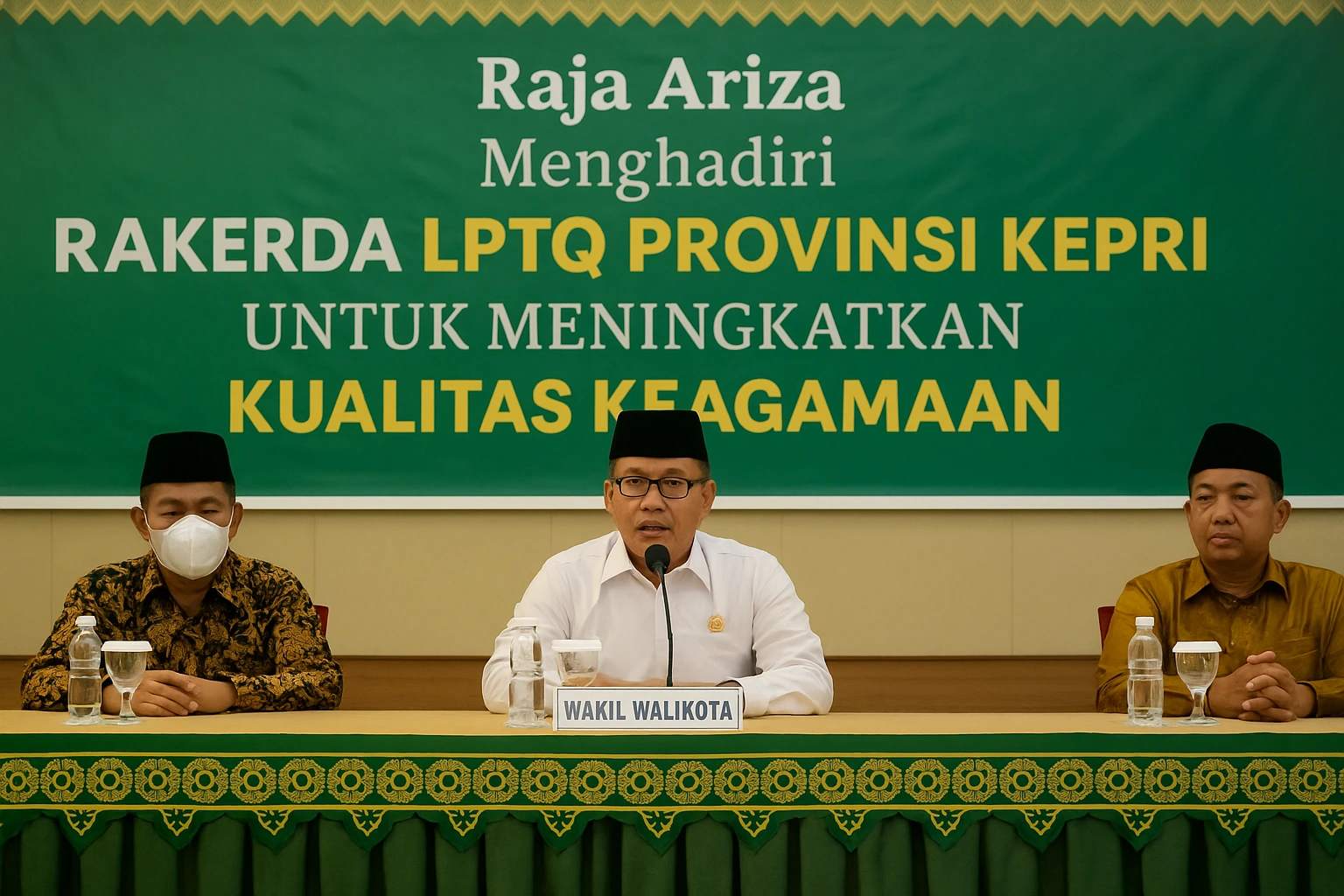 Wawako Raja Ariza Hadiri Rakerda LPTQ Provinsi Kepri, Komitmen Peningkatan Kualitas Keagamaan di Kepri