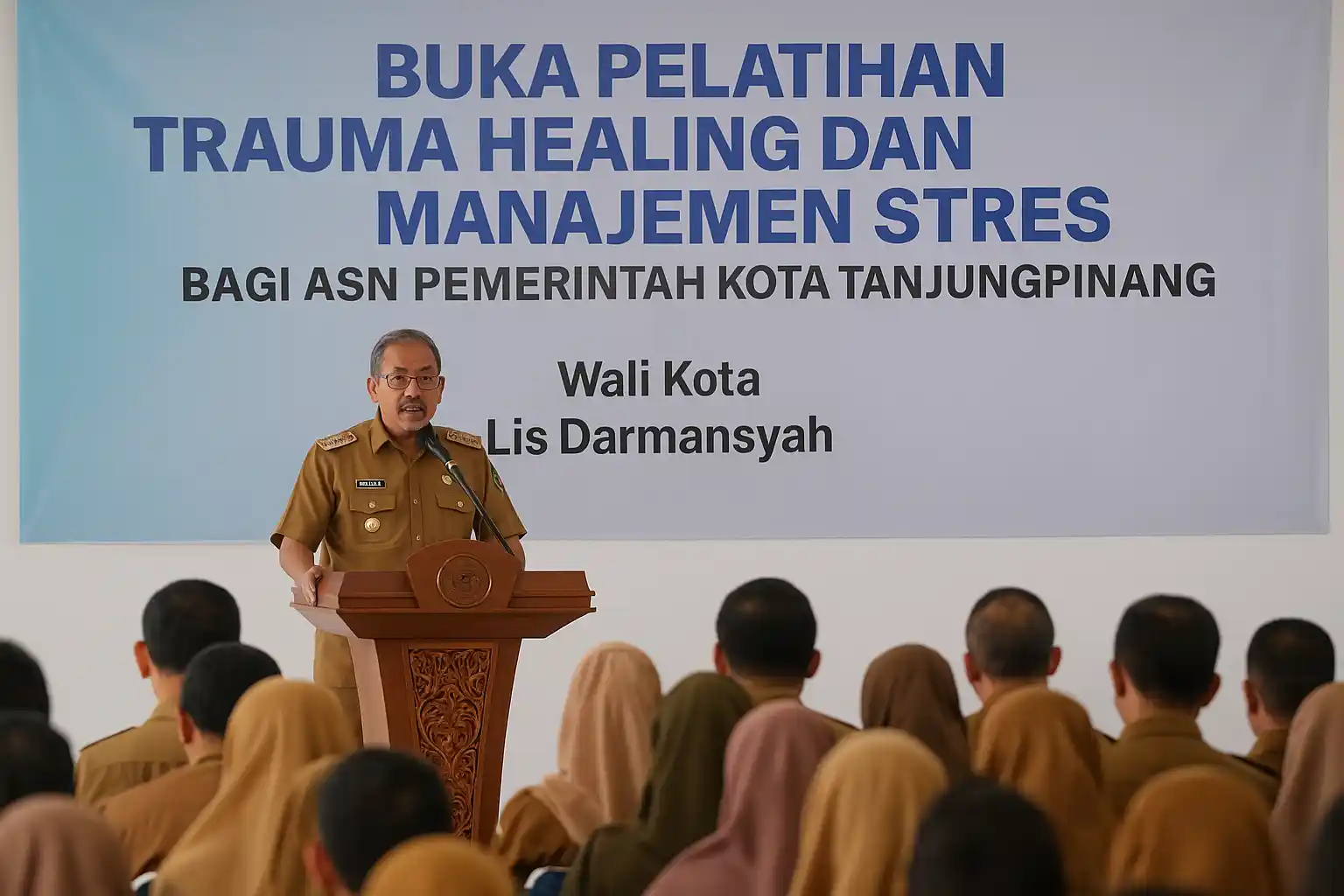 Fokus pada Etika dan Mental ASN, Wali Kota Buka Pelatihan Trauma Healing
