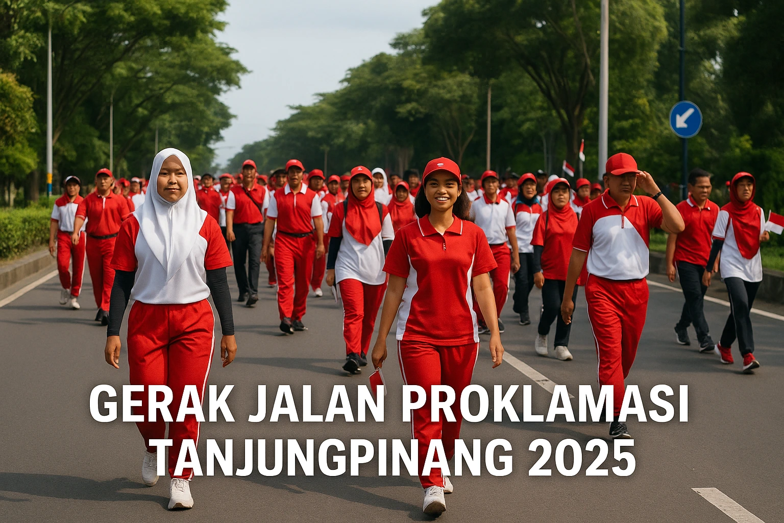 Gerak Jalan Proklamasi Tanjungpinang 2025 Dimulai 23 Agustus