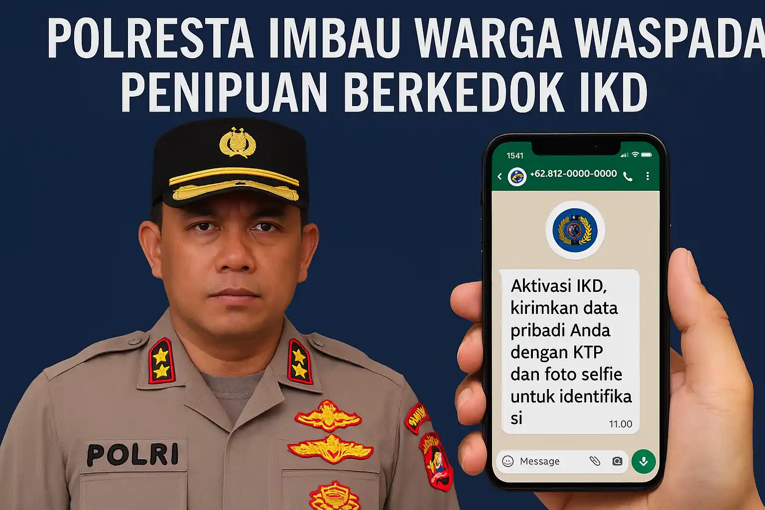 Polresta Tanjungpinang Waspadai Penipuan Berkedok IKD
