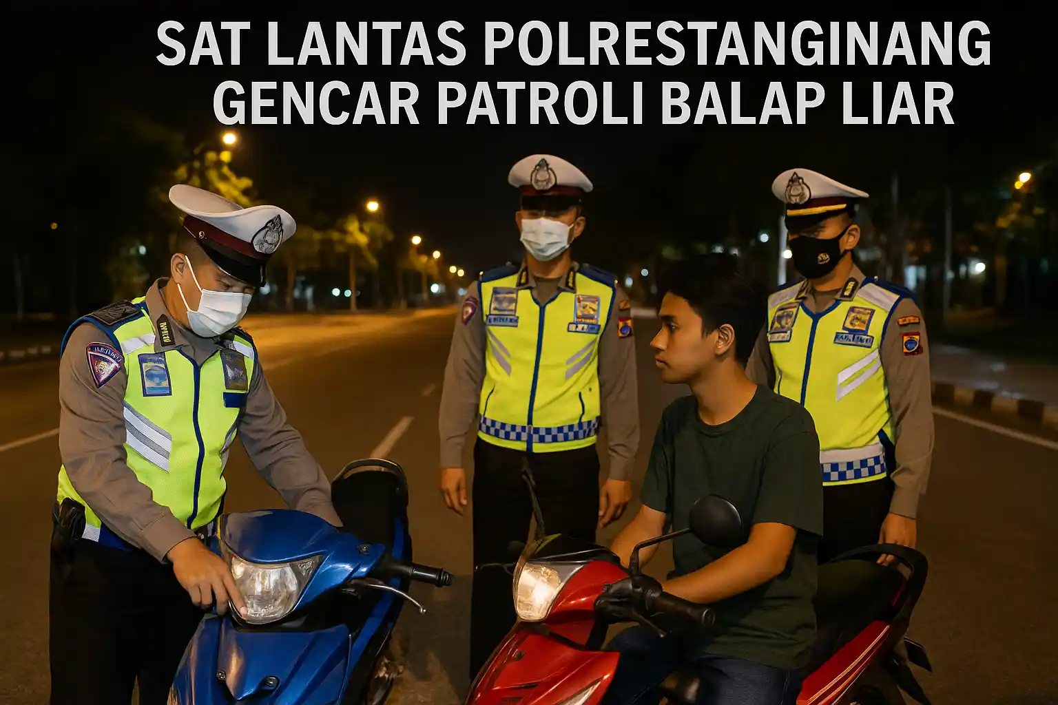 Sat Lantas Tanjungpinang Intensifkan Patroli Cegah Balap Liar