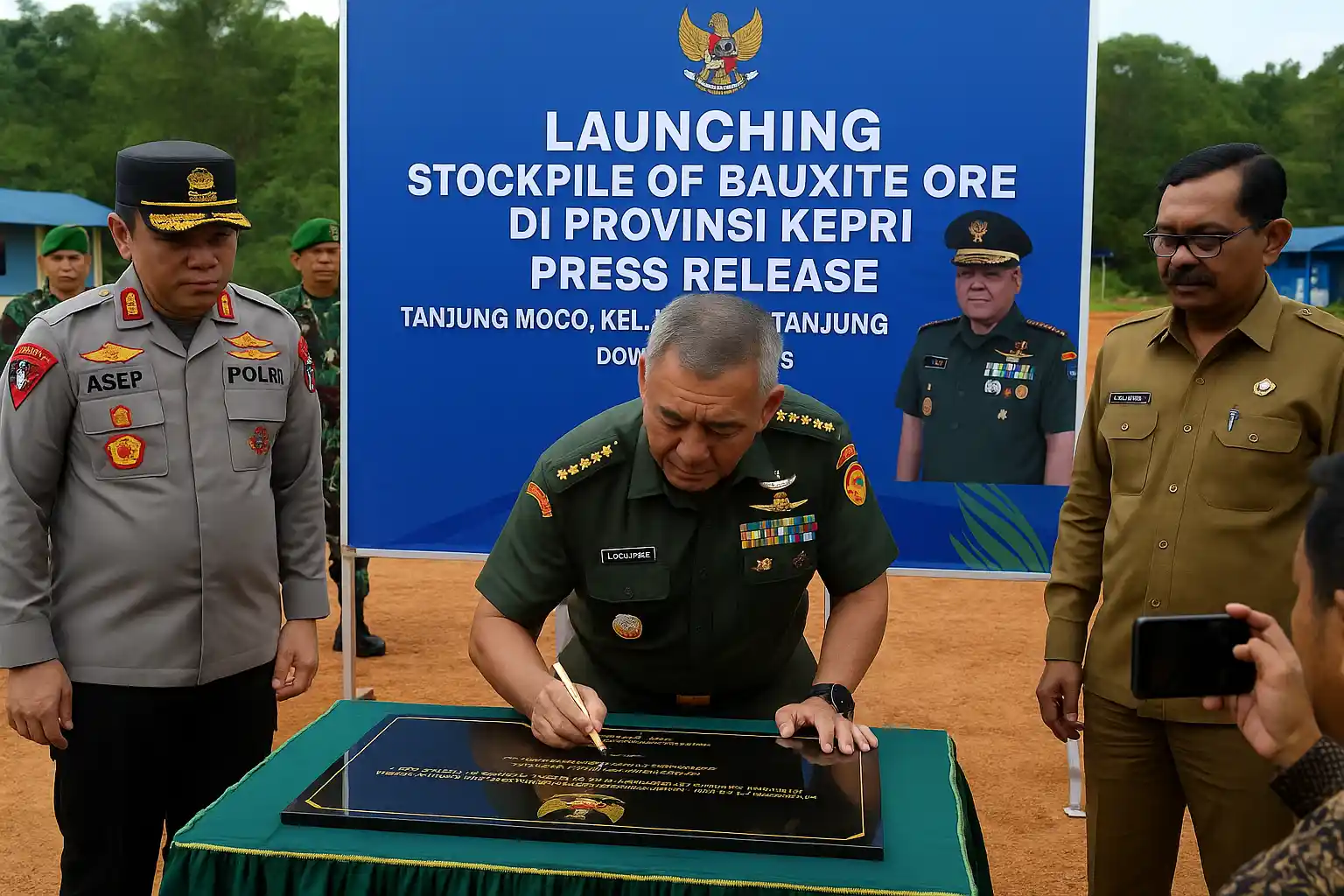 Stockpile Bauksit Kepri Resmi Diluncurkan, Pemerintah Serius