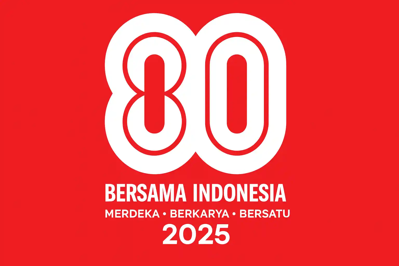 Tema dan Logo HUT ke80 RI Resmi Diumumkan Presiden