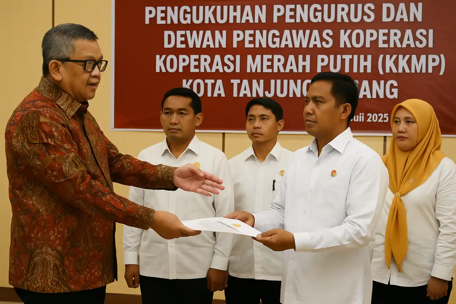 Wali Kota Lis Kukuhkan KKMP Sebagai Motor Ekonomi Kerakyatan
