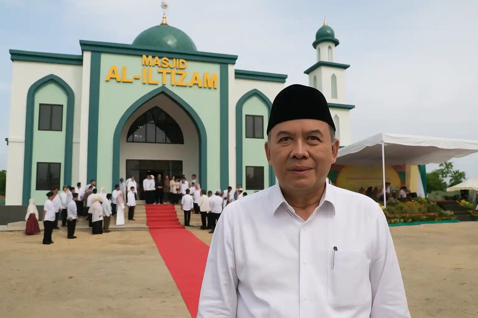 Wawako Raja Ariza Hadiri Peresmian Masjid Al-Iltizam Tanjungpinang