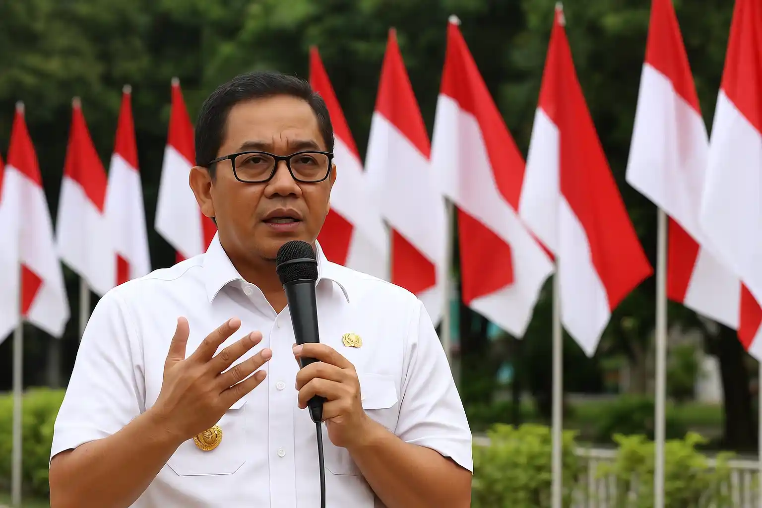 Ajakan Kibarkan Merah Putih Sambut HUT RI