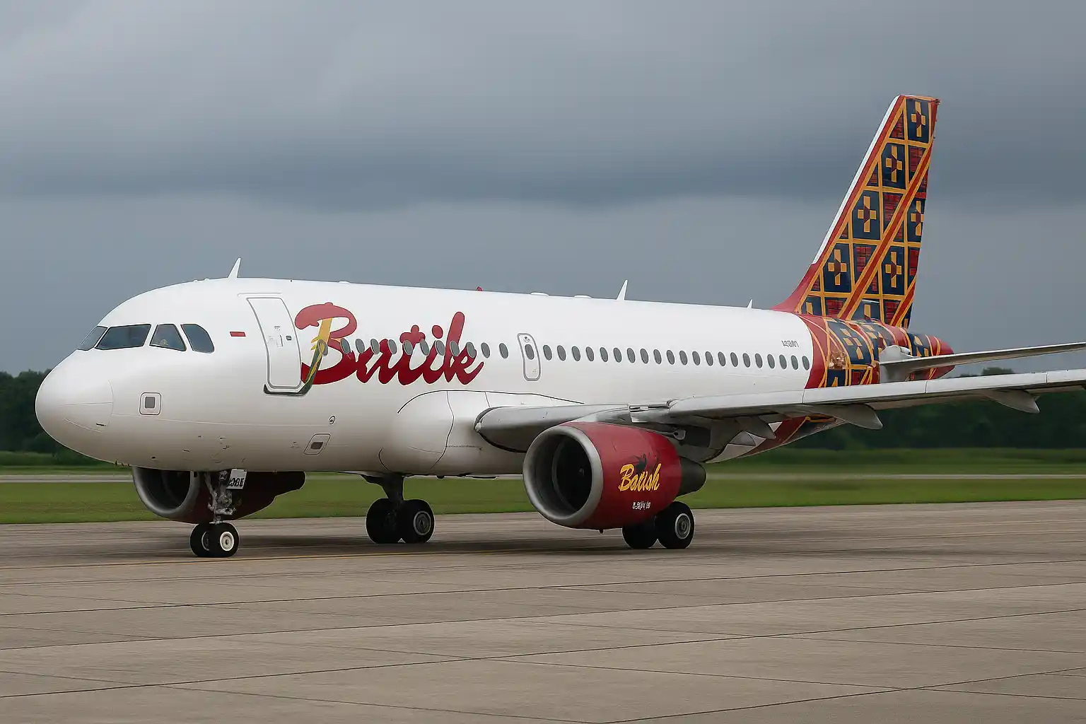 Batik Air Tanjungpinang Batal Mendarat Akibat Cuaca Buruk
