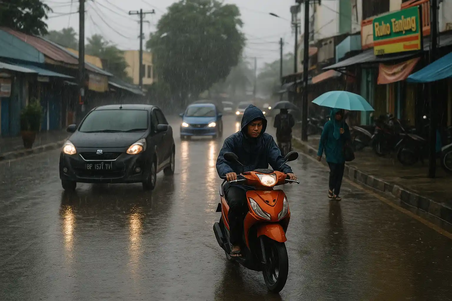 Cuaca Hujan Ringan Batam, Tanjungpinang, dan Bintan