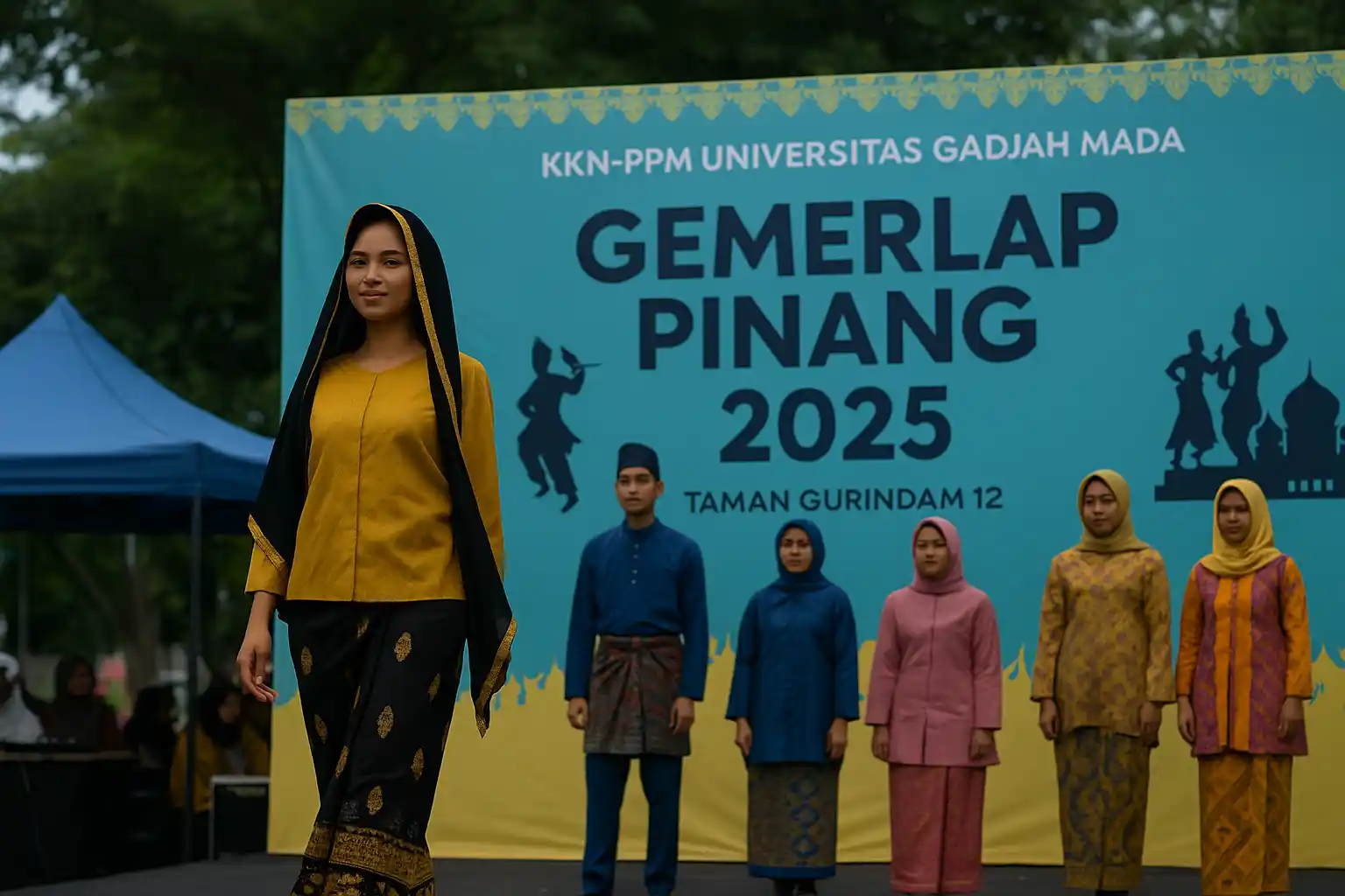 KKN UGM Dukung Gemerlap Pinang 2025
