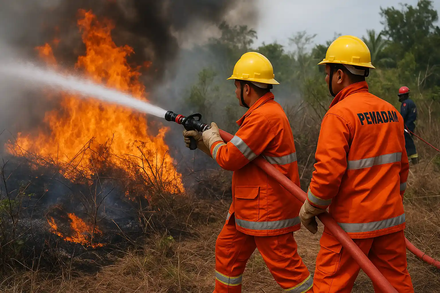 Kebakaran Lahan Tanjungpinang Marak Saat Musim Kemarau