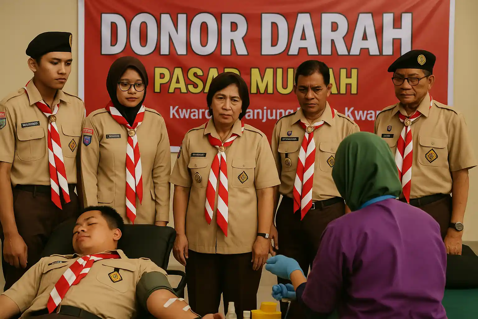 Kwarcab Tanjungpinang Dukung Gerakan Donor dan Pemeriksaan