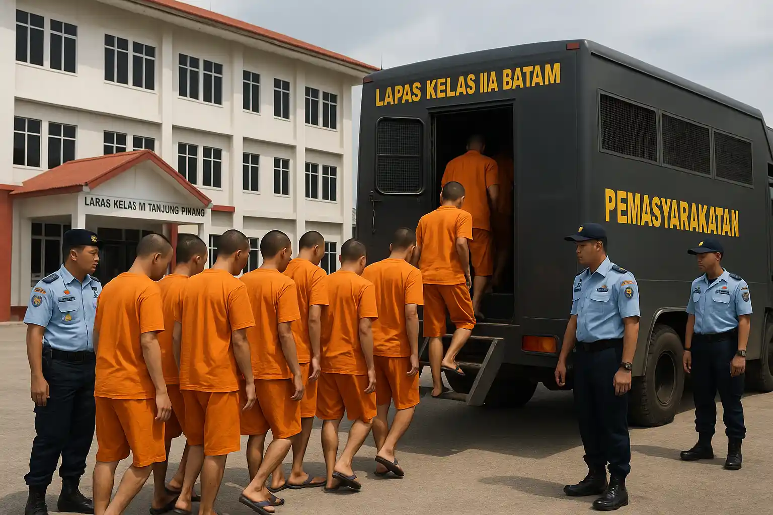 Lapas Batam Pindahkan Warga Binaan ke Tanjungpinang
