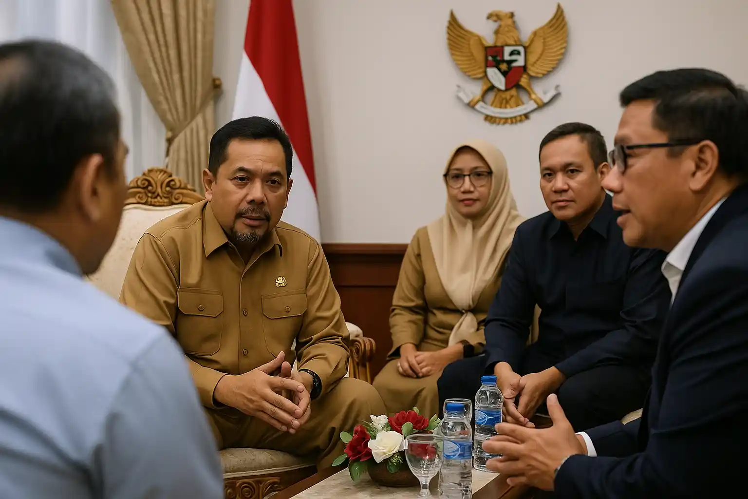 Lis Darmansyah Terima Audiensi RRI Tanjungpinang