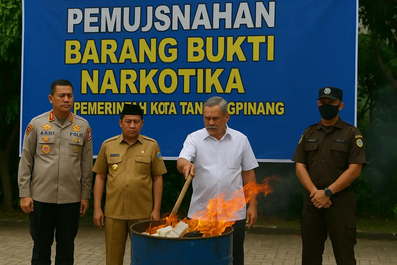 Pemusnahan Narkotika Penting untuk Generasi Muda