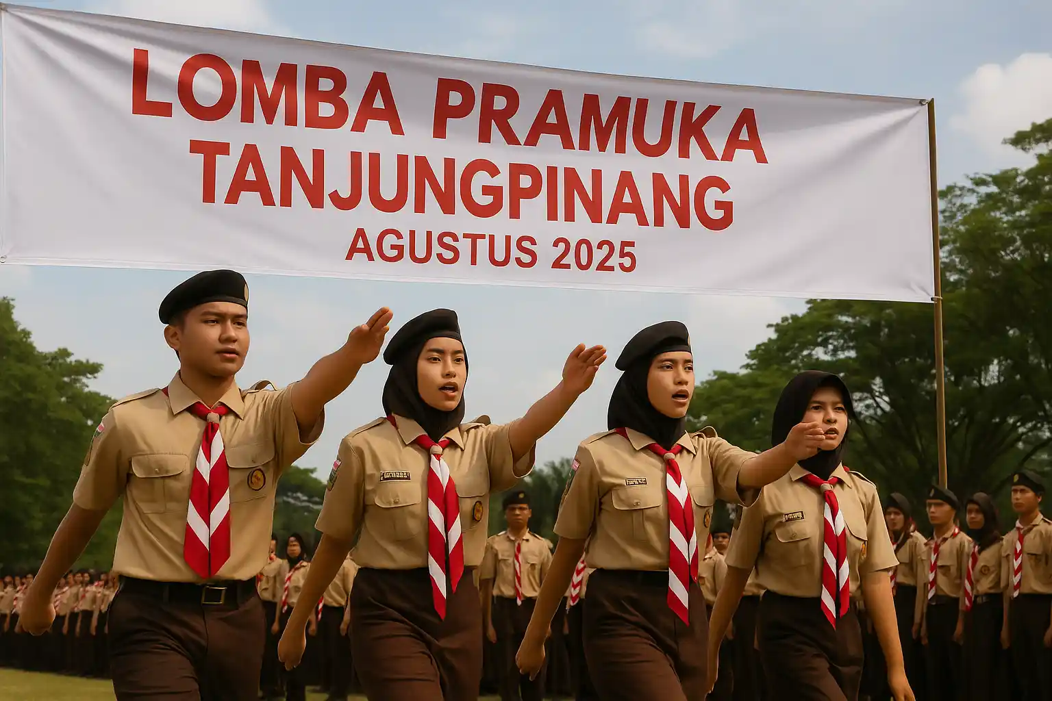 Semarak Lomba Pramuka Tanjungpinang Agustus 2025