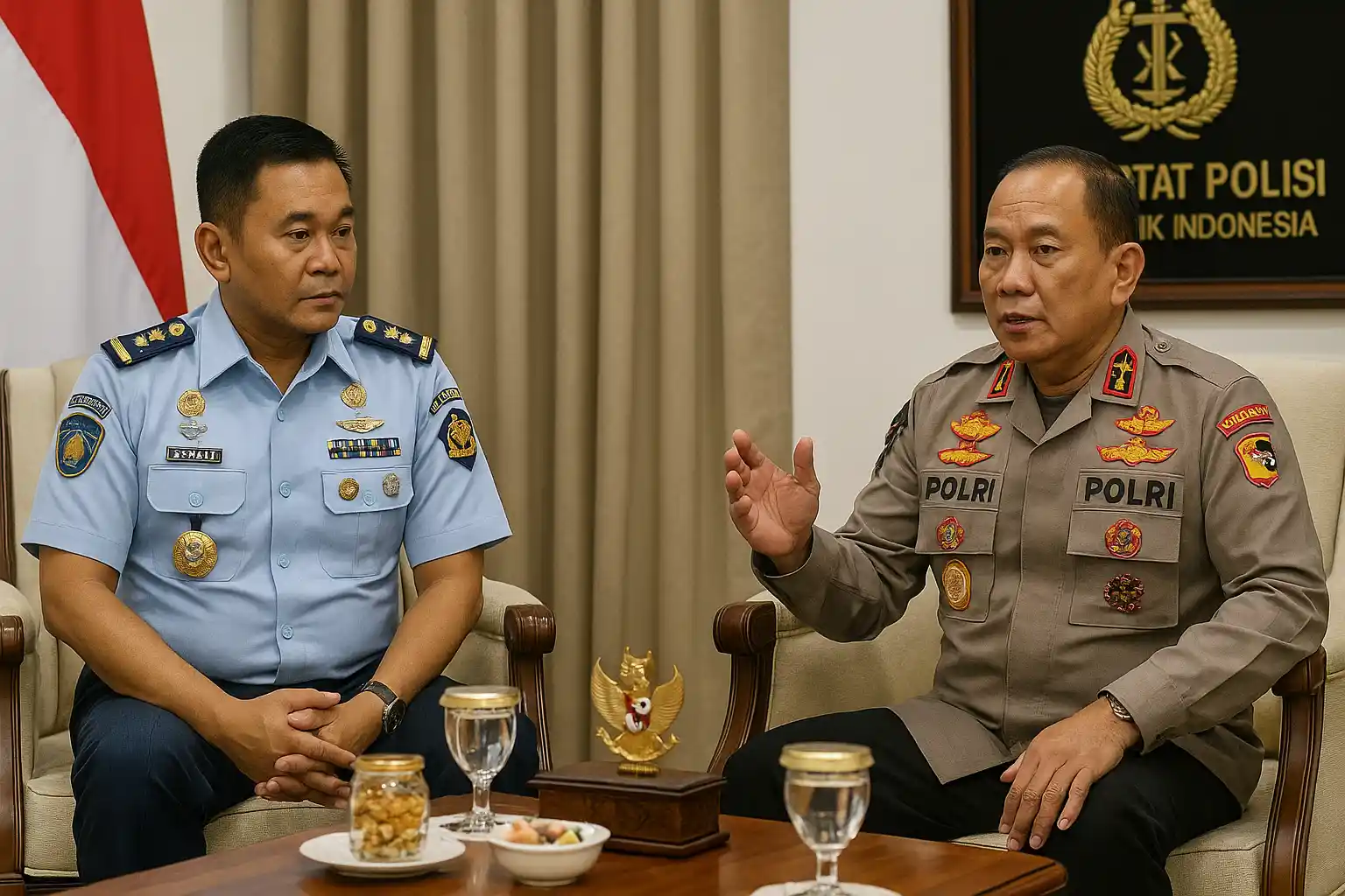 Silaturahmi Singkat Sinergi Polda Kepri dan Imigrasi