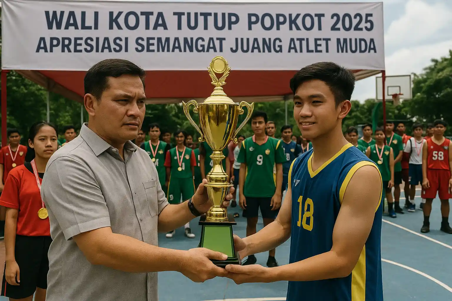 Wali Kota Tutup POPKOT 2025, Apresiasi Semangat Atlet Muda