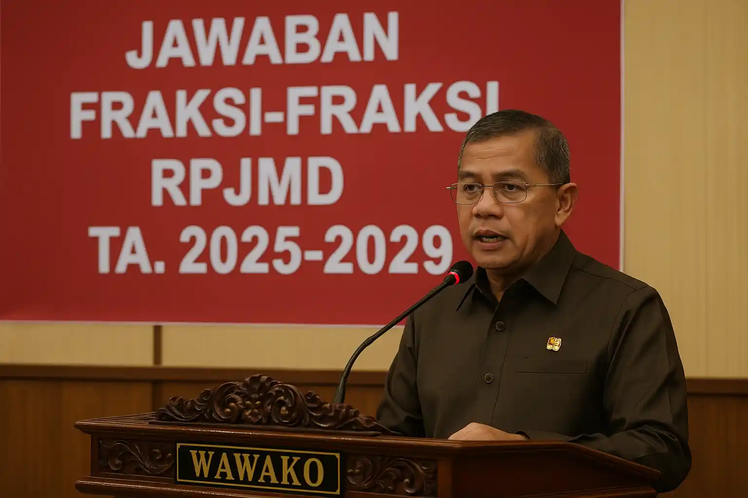 Wawako Ariza Tanggapi Jawaban Fraksi RPJMD Tanjungpinang