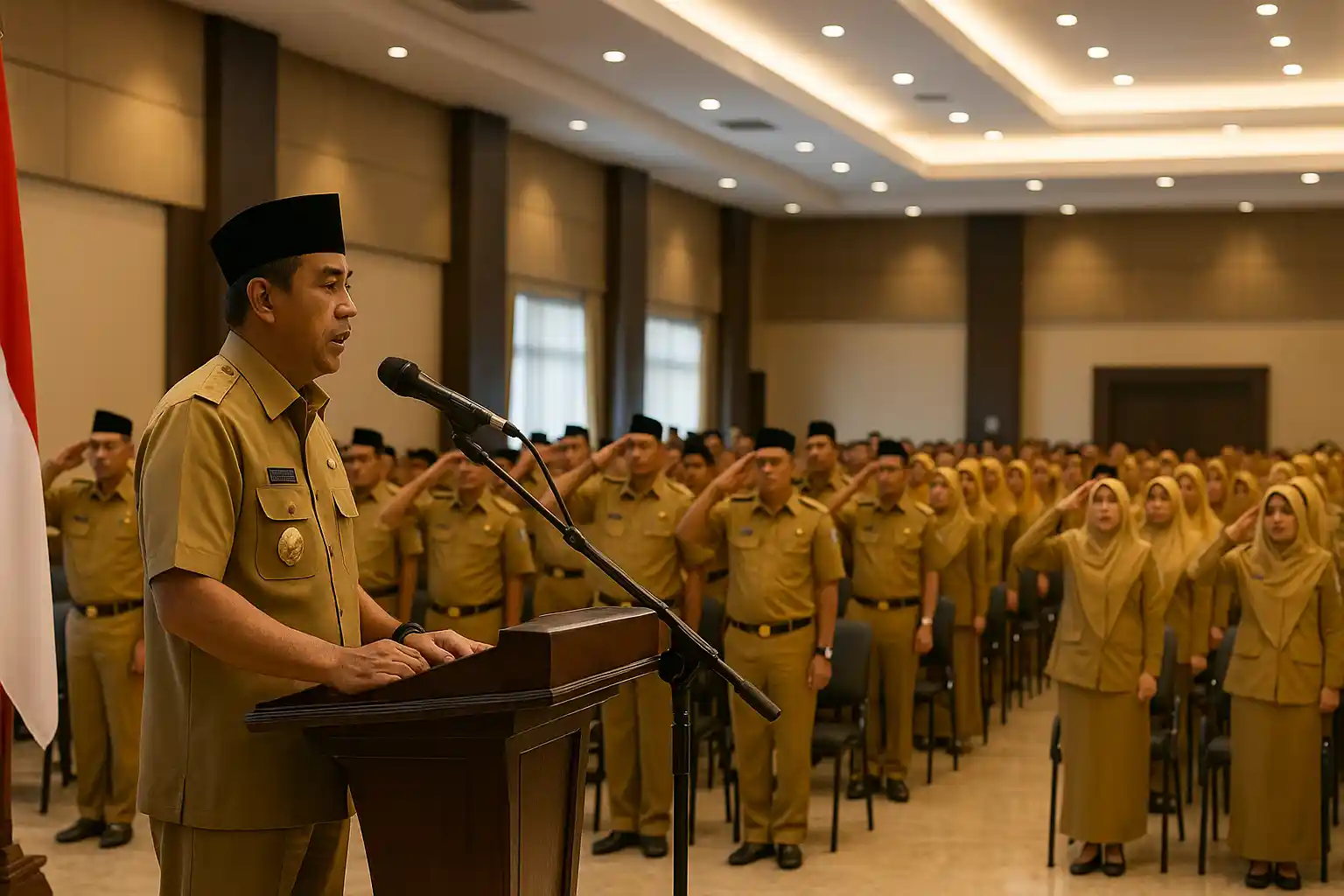 Disiplin Aparatur Tanjungpinang Upacara Kesadaran