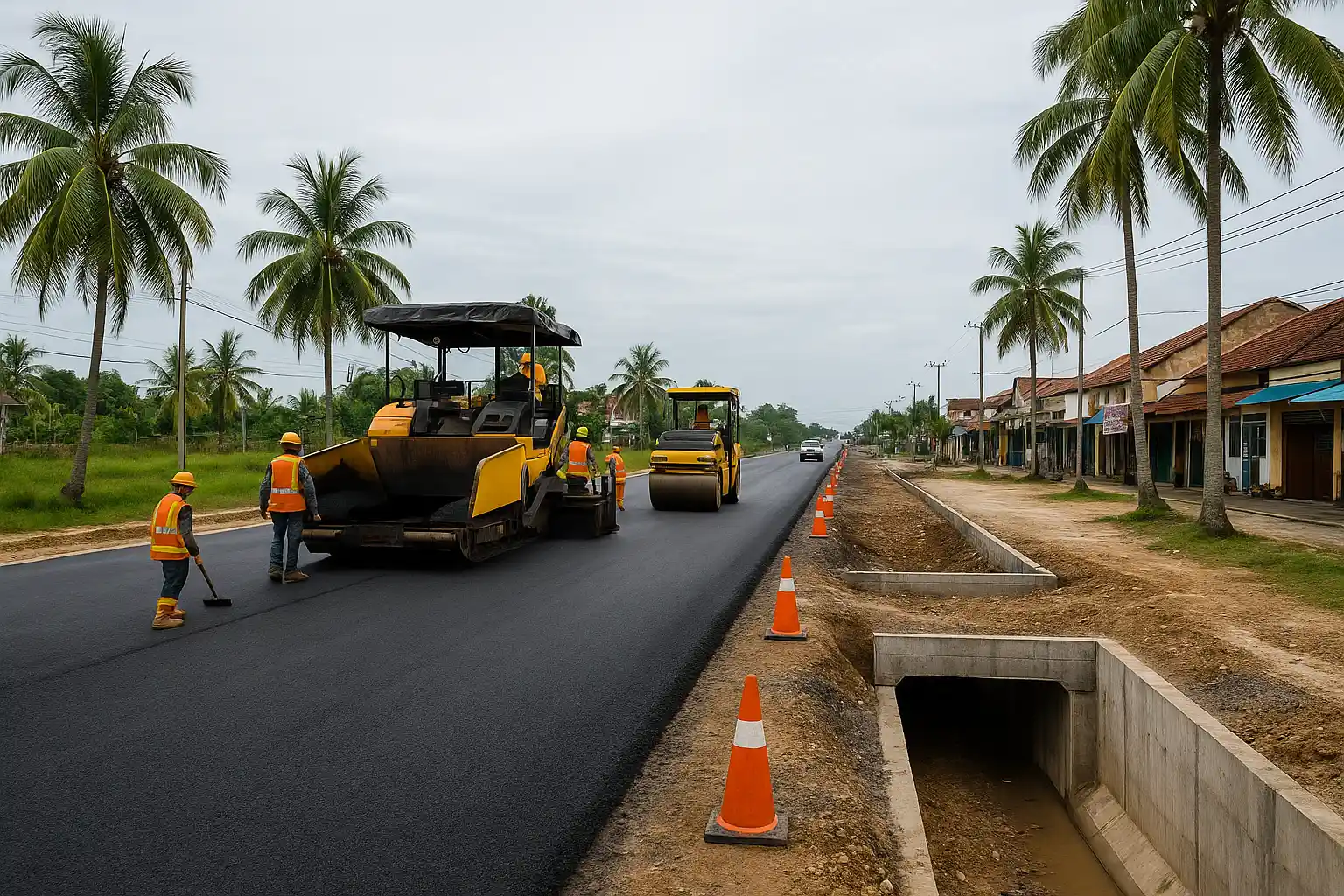 Gubernur Fokus Perbaikan Jalan Tanjungpinang Rampung