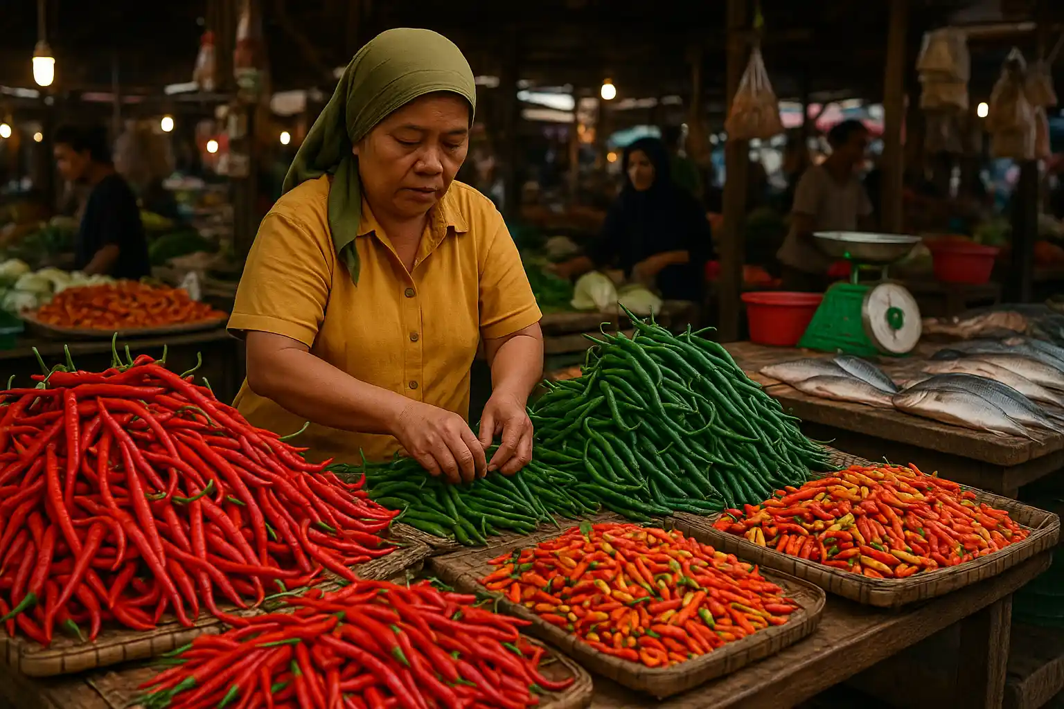 Harga Cabe Tanjungpinang Masih Tinggi di Pasar Lokal