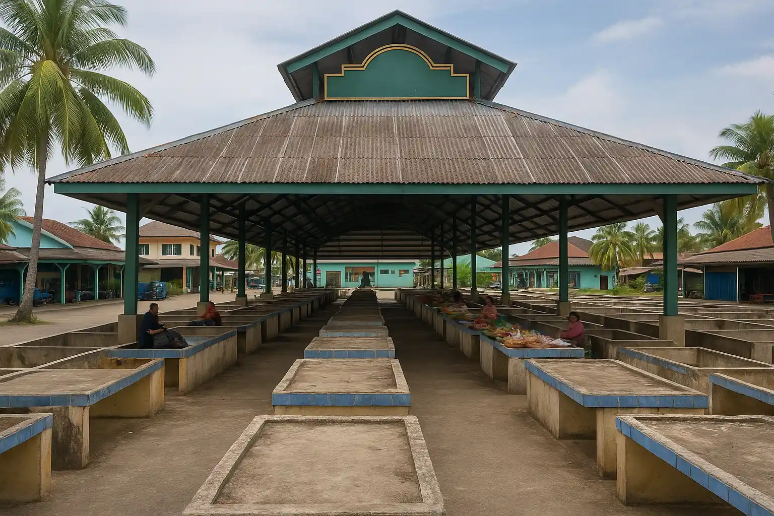 Pasar Puan Ramah Mangkrak, Pedagang Kian Sepi