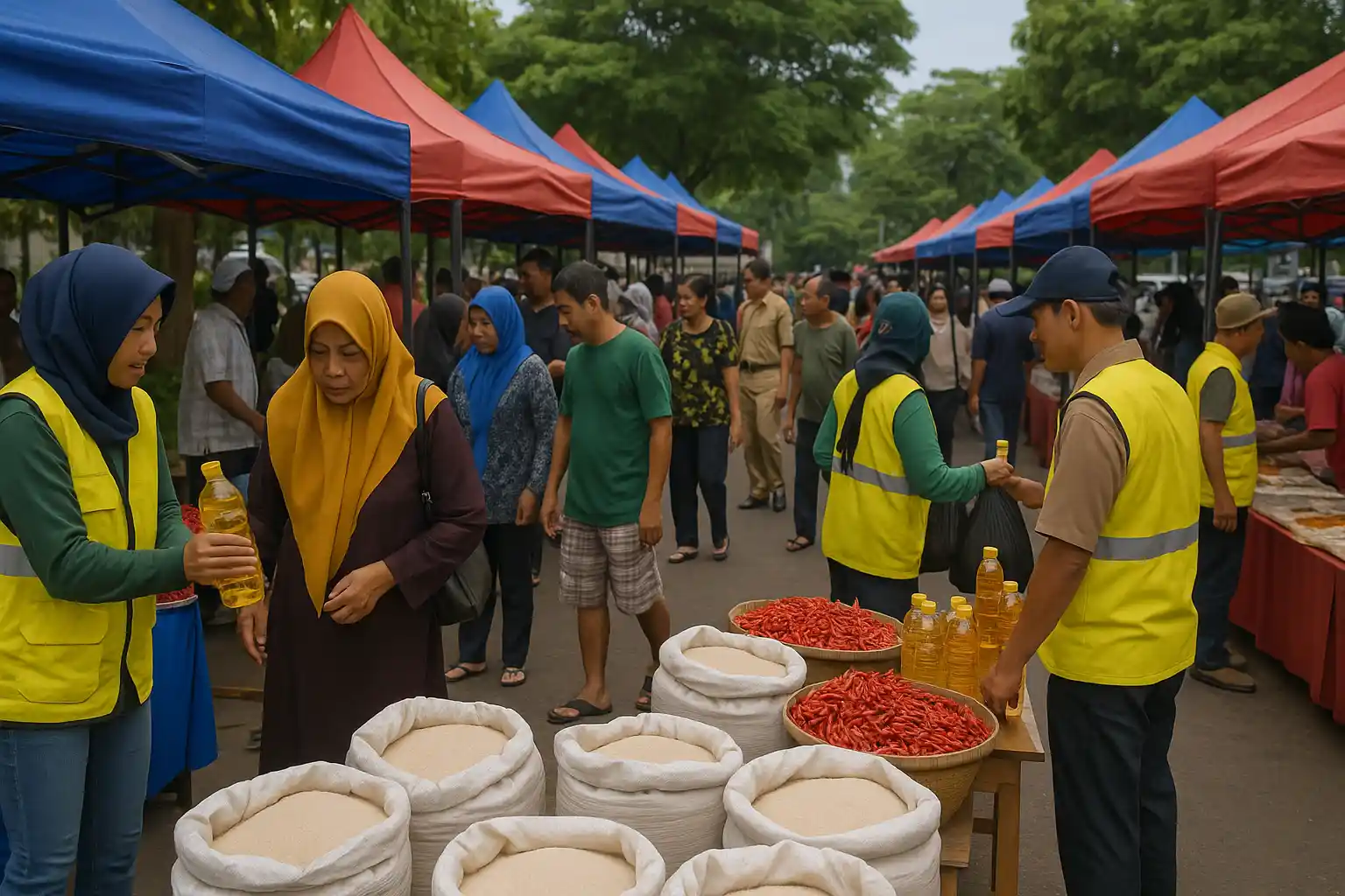 Pengendalian Inflasi Tanjungpinang lewat Pasar Murah
