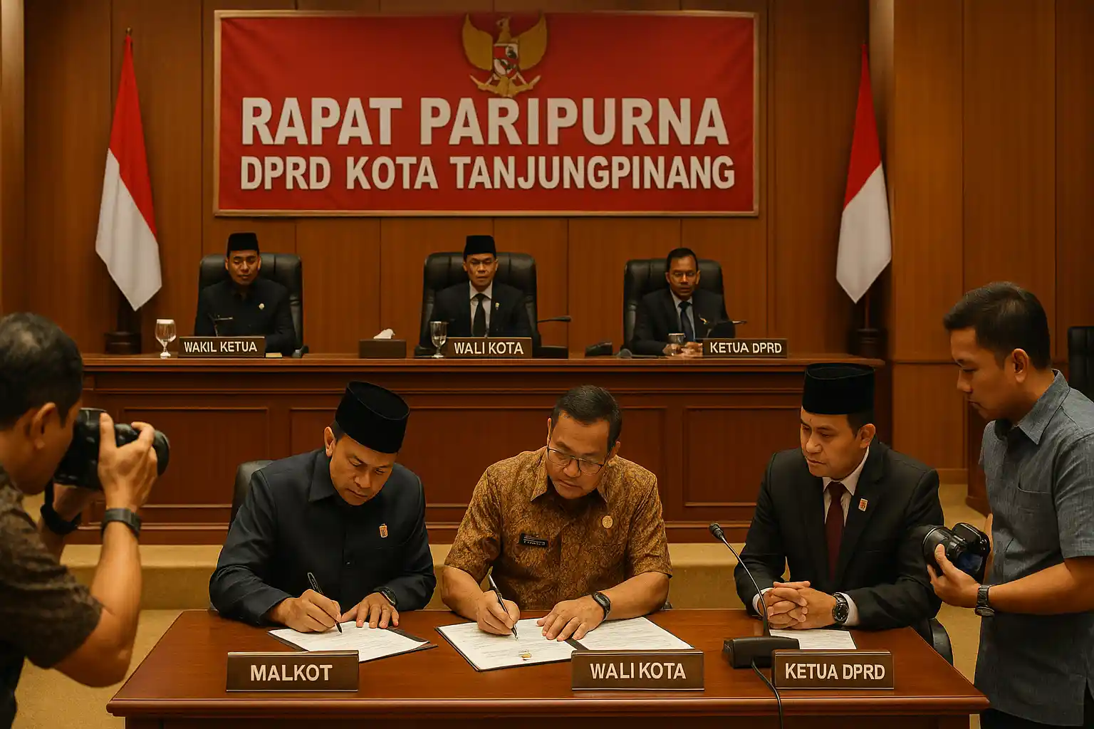 Pengesahan Tiga Perda Tanjungpinang Disepakati Paripurna