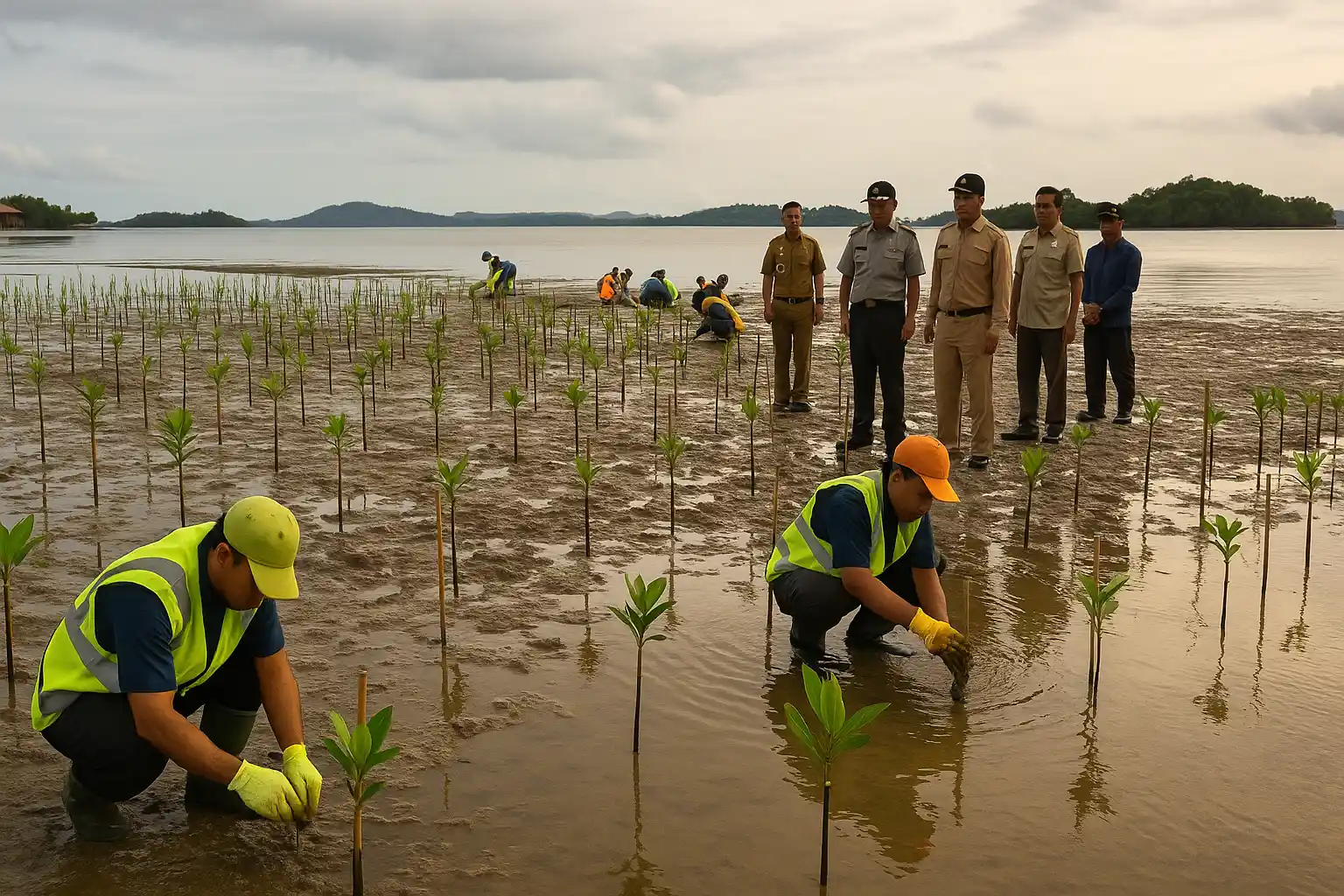 Restorasi Mangrove Dompak Perkuat Benteng Pesisir