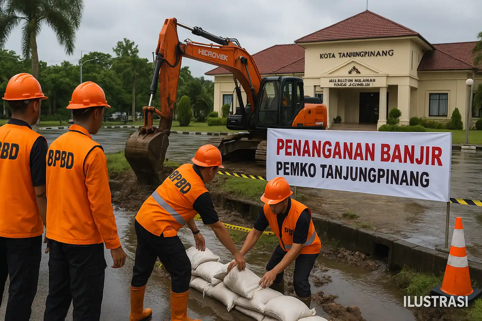 Sinergi Penanganan Banjir Tanjungpinang Diperkuat