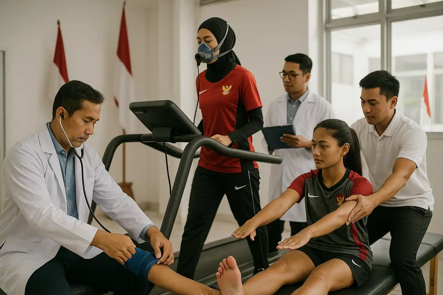 Cek Kesehatan Atlet Jelang POPNAS 2025 DKI