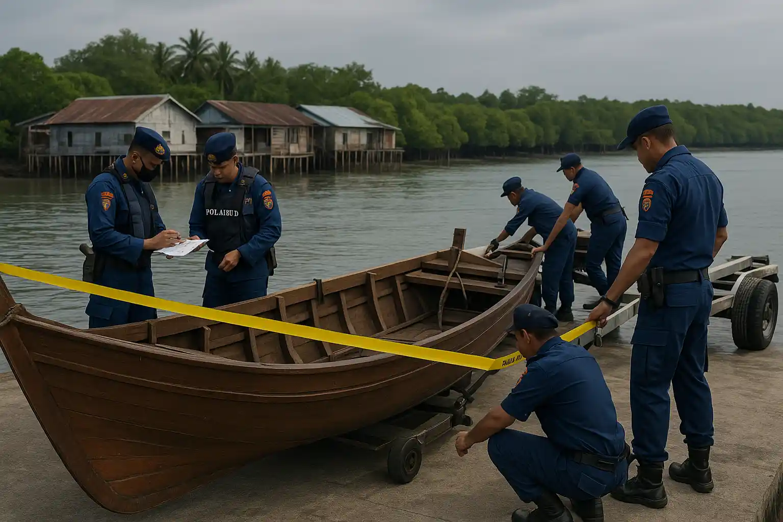Pencuri Pompong Bintan Ditangkap Polsek Timur