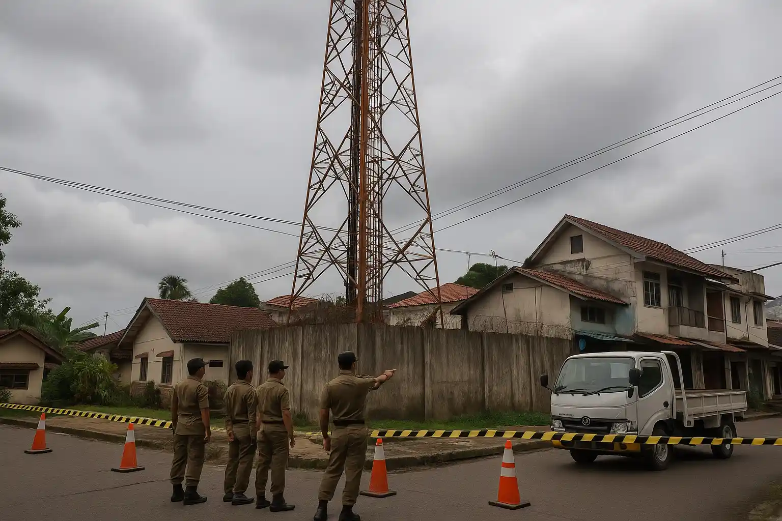 Tower Ilegal Tanjungpinang Belum Dibongkar Bertahun