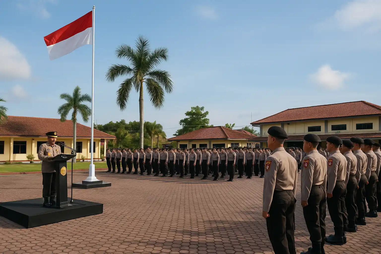 Upacara Kesaktian Pancasila Polresta Tanjungpinang