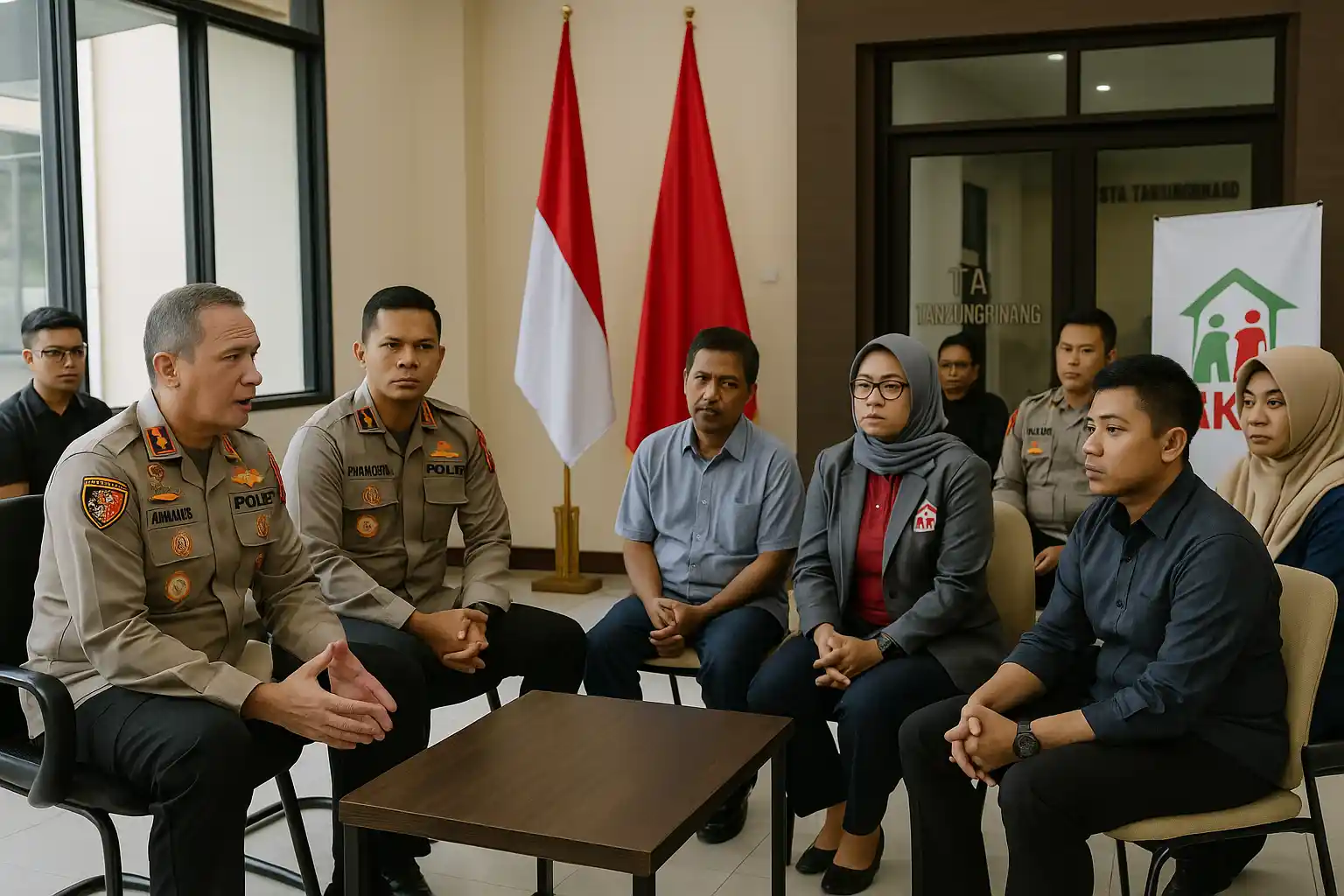 Atensi KKKL Tanjungpinang Kasus Dugaan Penganiayaan Anak