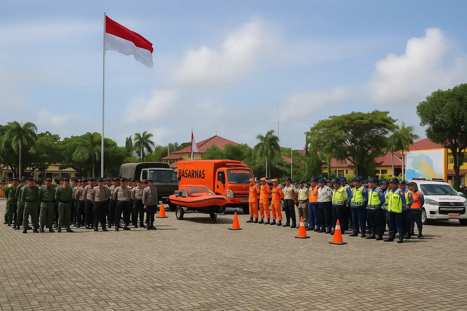 Kesiapsiagaan Bencana Tanjungpinang Dimatangkan Polresta
