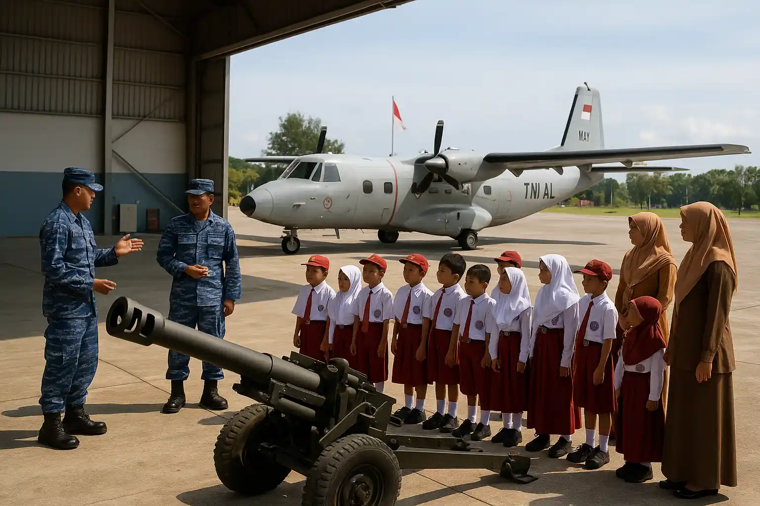 Kunjungan Edukatif Koarmada I Bangun Cinta Tanah Air
