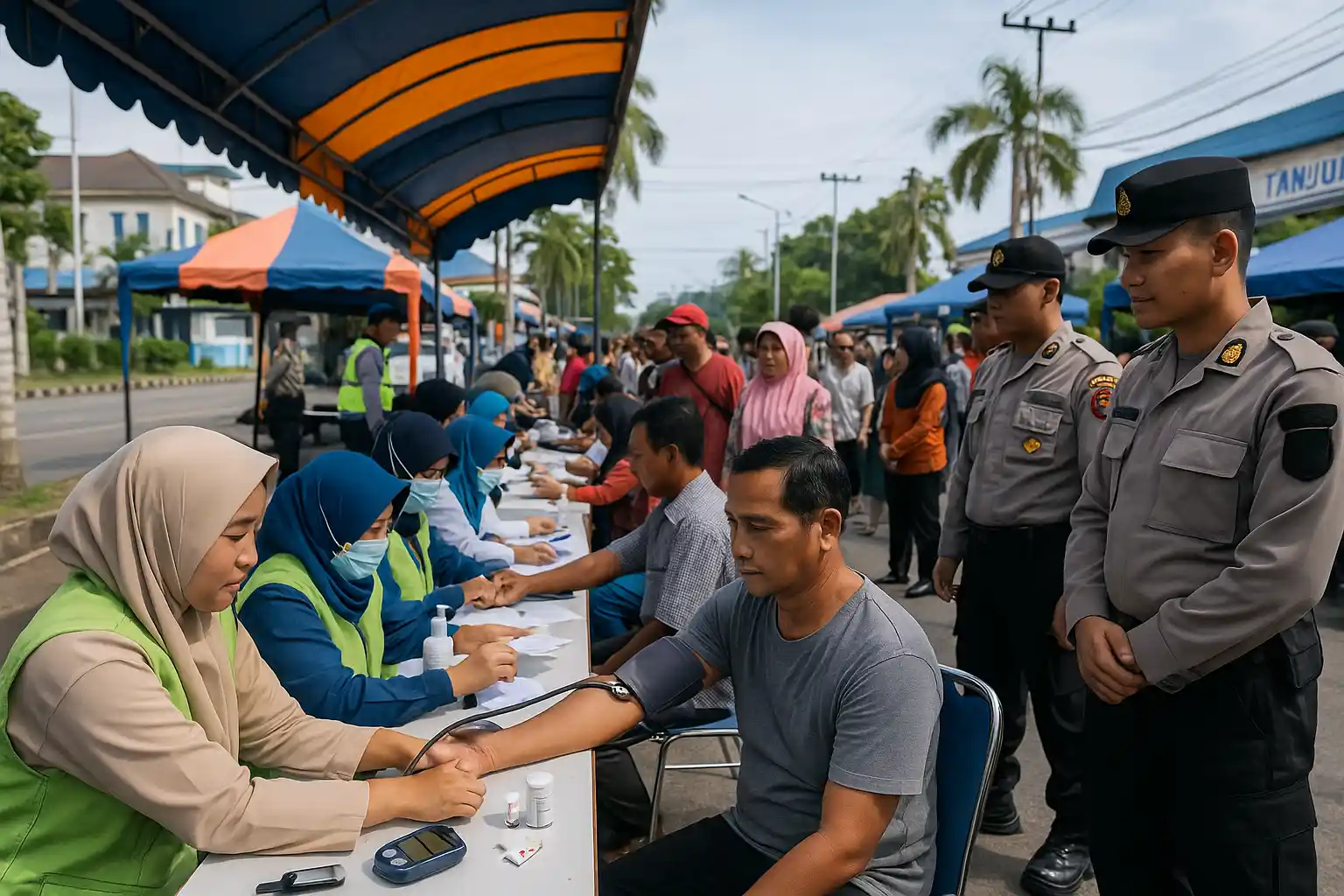 Layanan Kesehatan Gratis Polresta Tanjungpinang