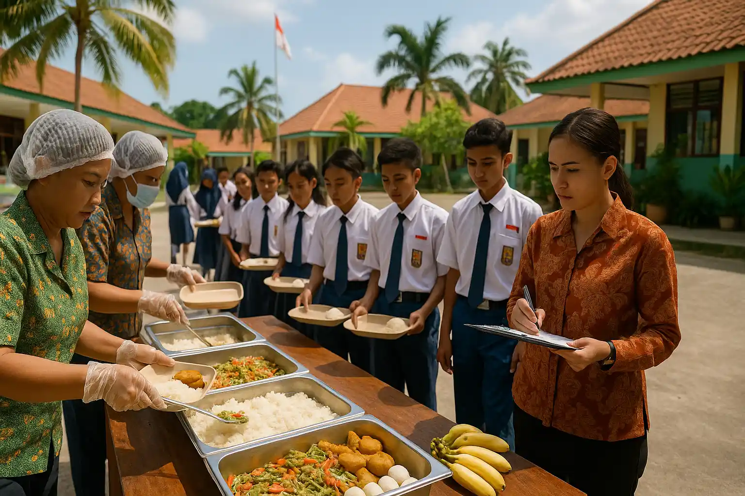 MBG Tanjungpinang 40 Persen Sekolah Sudah Terjangkau