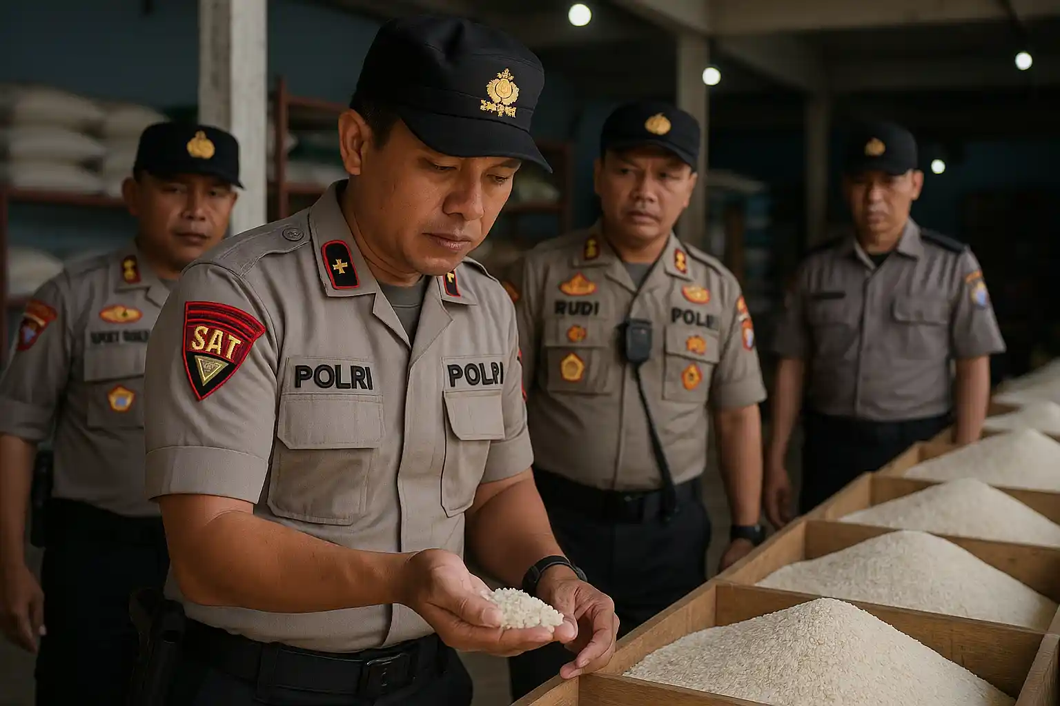 Pengawasan Harga Beras Satgas Pangan Tanjungpinang