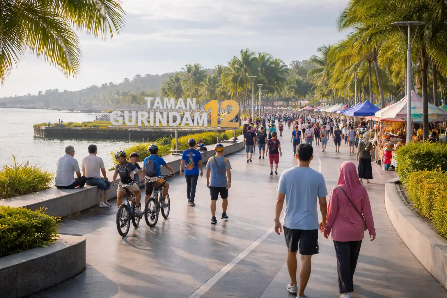 Car Free Day Gurindam Tepi Laut Tanjungpinang Dimulai