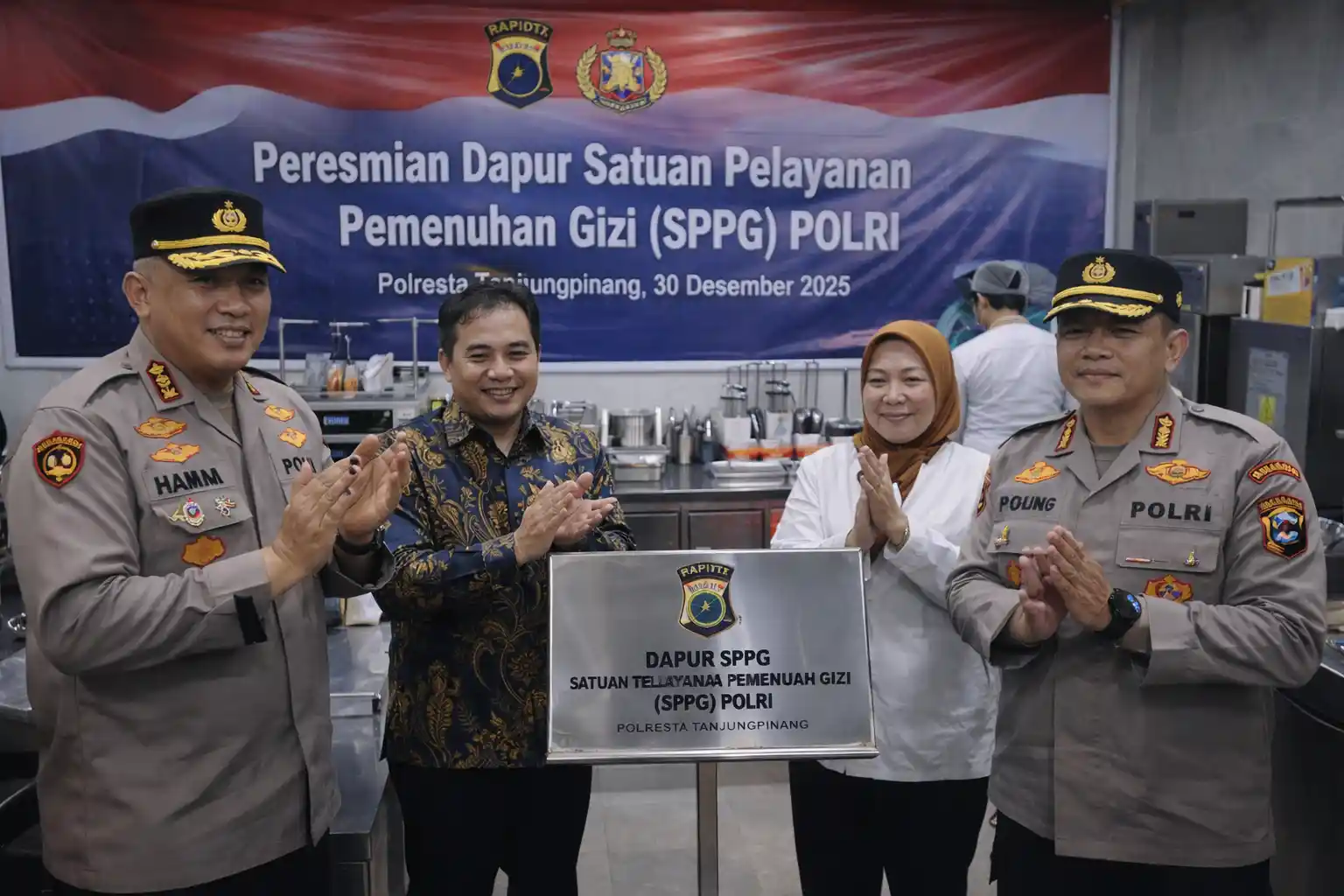 Dapur SPPG Polri Diresmikan di Tanjungpinang Resmi