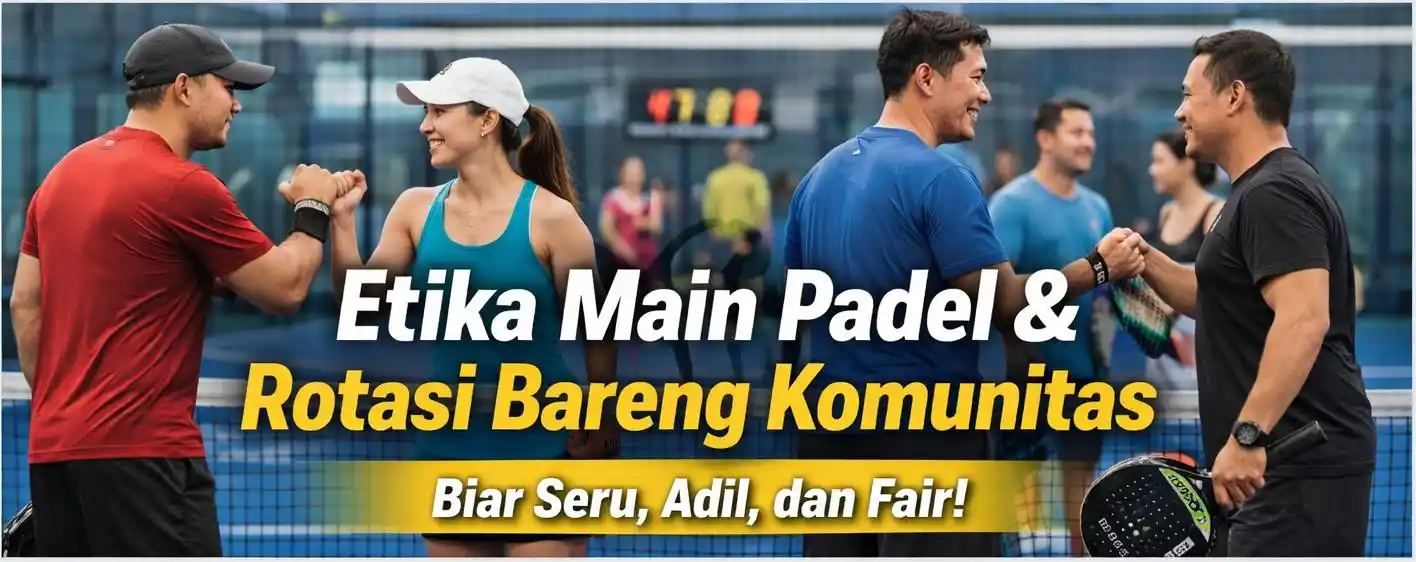 Etika Main Padel dan Rotasi Main Bareng Komunitas
