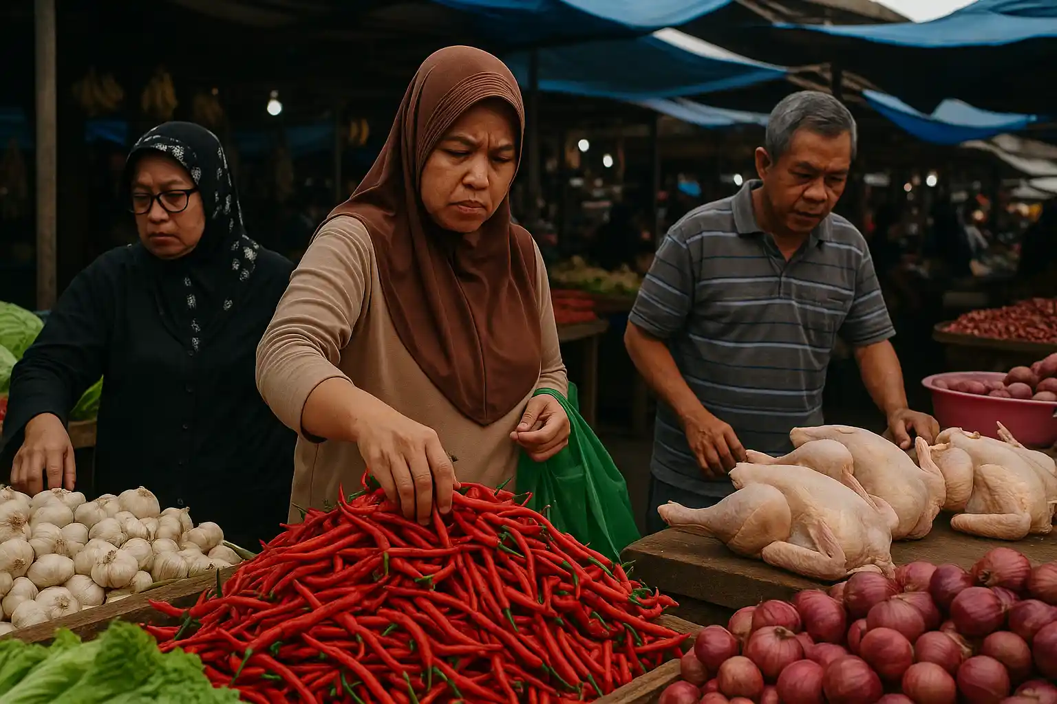 Harga Bapok Tanjungpinang Naik Lagi, Satgas Klaim Aman