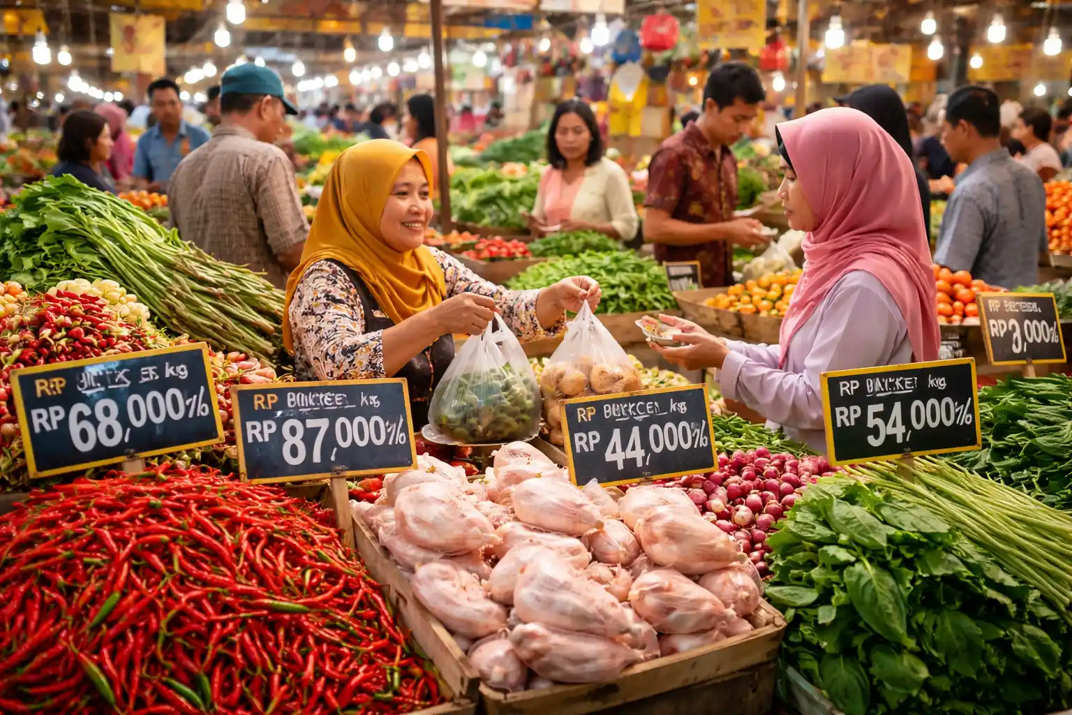 Harga Sembako Tanjungpinang Turun Jelang Akhir Tahun