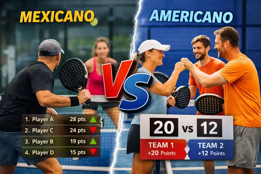Mexicano vs Americano Padel: Pilih yang Mana Kalau Levelnya Campur?